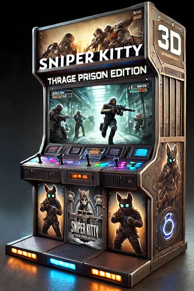 Sniper Kitty Thrage Prison Edition arcade machine